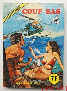 DETECTIVES 7 Coup Bas EVILFRANCE BD Erotique Petit Format Français FRANCESE