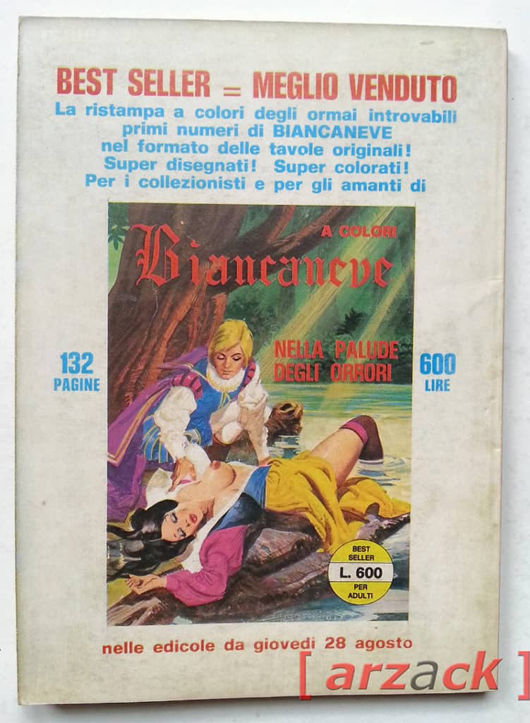 BIANCANEVE anno IV n 16 chi ha paura del lupo cattivo? EDIFUMETTO 1975 - immagine 3
