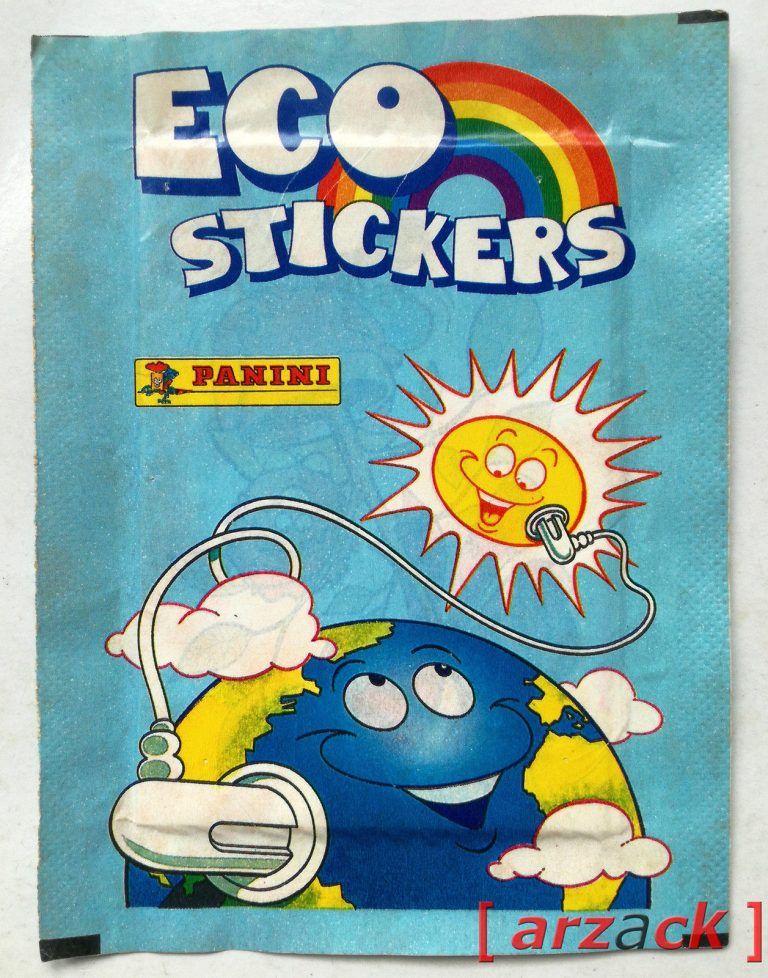 ECO STICKERS Bustina figurine PANINI NUOVA sigillata [1 - immagine 2