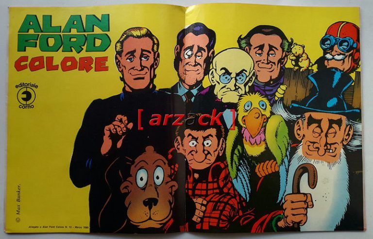 ALAN FORD COLORE N 10 completo di poster CORNO