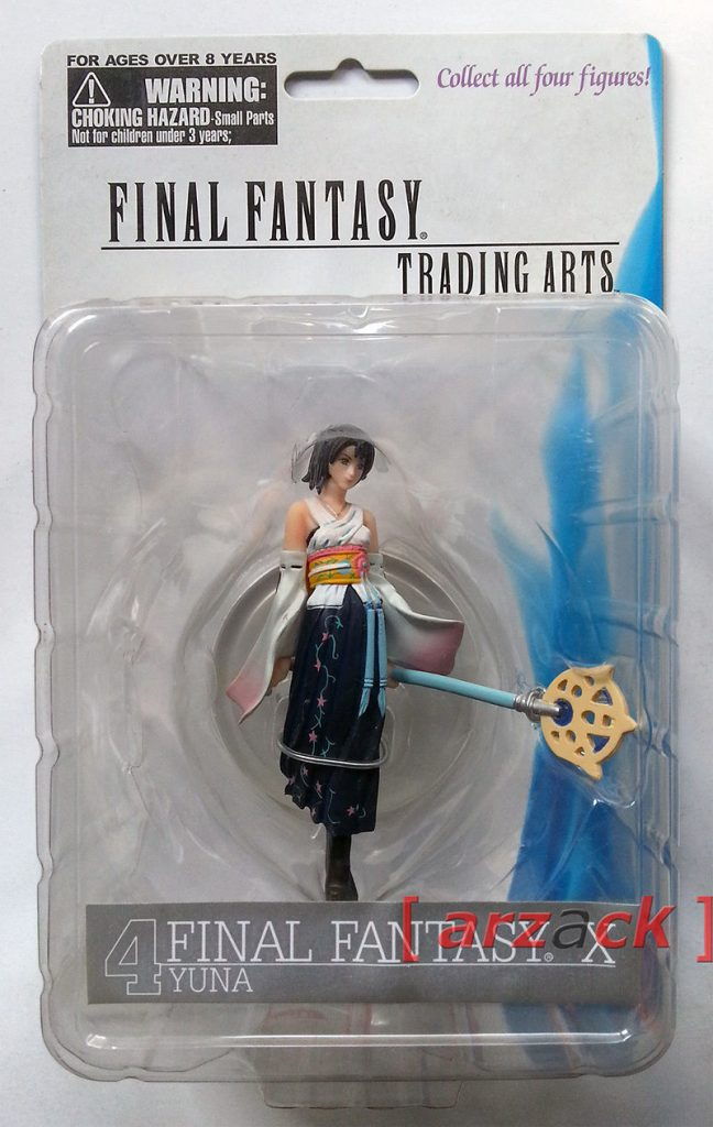 Yuna TRADING ARTS ACTION FIGURE TO FINAL FANTASY X FF10 NEW IN CARD - immagine 2