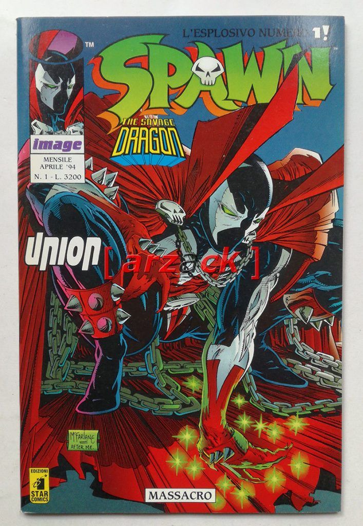 SPAWN e SAVAGE DRAGON 1 Star Comics 1994 Mc Farlane