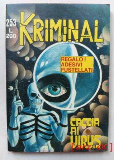 KRIMINAL n 253 Caccia ai virus CORNO 1970 con ADESIVI
