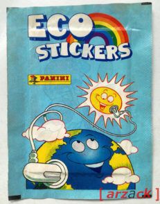 ECO STICKERS Bustina figurine PANINI NUOVA sigillata [1