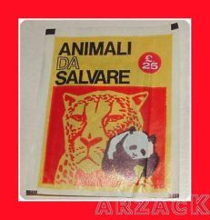 ANIMALI DA SALVARE Bustina Figurine FIGURINA CLUB