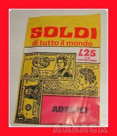 SOLDI DI TUTTO IL MONDO Bustina Figurine FIGURINA CLUB