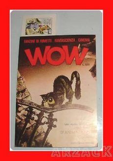 Fanzine WOW N 8 Anno II con FIGURINA Bona 1977