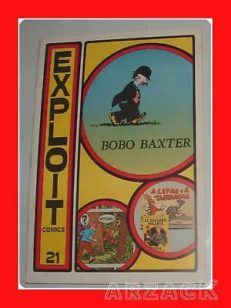 EXPLOIT COMICS N 21 1980 Bobo Baxter Edizioni GAF