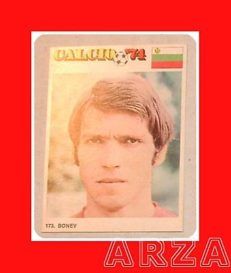 FIGURINA RAF W AZZURRI MONACO 74 BONEV 173 nuova