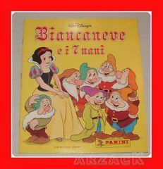 ALBUM FIGURINE PANINI Biancaneve e i 7 Nani Walt Disney