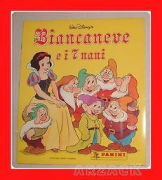 ALBUM FIGURINE PANINI Biancaneve e i 7 Nani Disney