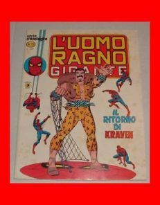UOMO RAGNO GIGANTE N 13 CORNO serie cronologica