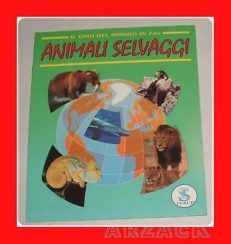 Album Figurine Service Line 1994 ANIMALI SELVAGGI vuoto