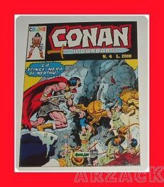 CONAN IL BARBARO N 4 colori COMIC ART 1989