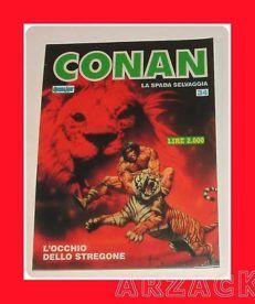 CONAN LA SPADA SELVAGGIA N 34 COMIC ART - MARVEL 1989