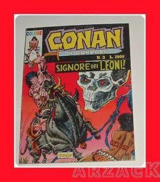 CONAN IL BARBARO N 3 colori COMIC ART 1989