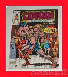 CONAN IL BARBARO N 13 colori COMIC ART 1990