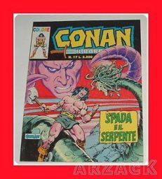CONAN IL BARBARO N 17 colori COMIC ART 1990
