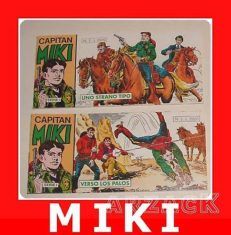 CAPITAN MIKI PRIMI 2 NUMERI A STRISCIA