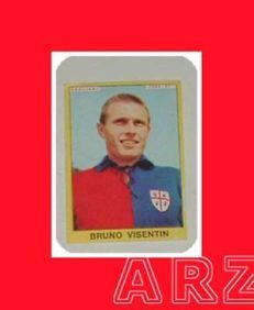 FIGURINA CALCIATORI Panini 1966 1967 VISENTIN Cagliari