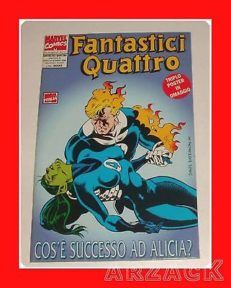 FANTASTICI QUATTRO 116 Marvel 1994 GADGET POSTER