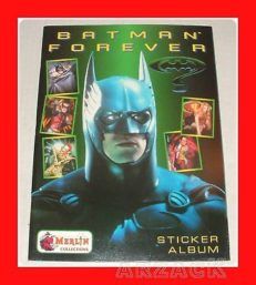 ALBUM FIGURINE BATMAN FOREVER completo di gadget VUOTO