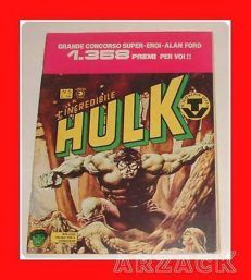 L'INCREDIBILE HULK N 5 Corno 1980