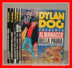 LOTTO PRIMI 6 DYLAN DOG Almanacco della Paura BONELLI 1991