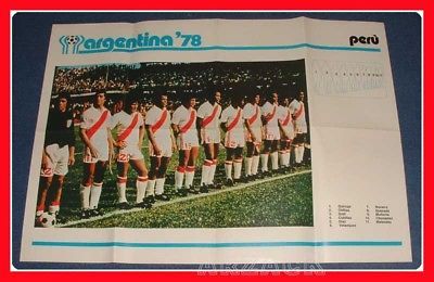 ARGENTINA 78 COGED Poster PERU'