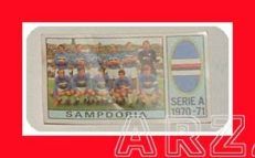 FIGURINA CALCIATORI Panini 1970 71 Squadra SAMPDORIA