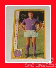 FIGURINA CALCIATORI Panini 1969 70 BRIZI Fiorentina