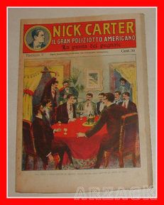 NICK CARTER 5 Nerbini 1923 IL GRAN POLIZIOTTO AMERICANO Racconto Completo