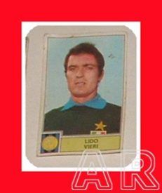 FIGURINA CALCIATORI Panini 1971 72 VIERI Inter VALIDA