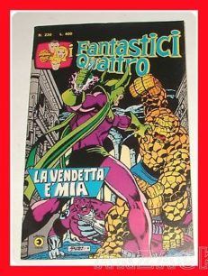 FANTASTICI QUATTRO 220 Corno 1980