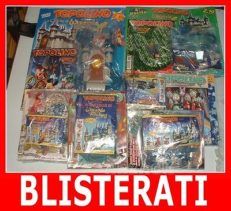 lotto 6 TOPOLINO 2657 - 2662 blisterati con gadget CASTELLO WIZARD of MICKEY