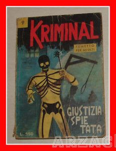 KRIMINAL 9 Giustizia spietata MAGNUS Corno 1965