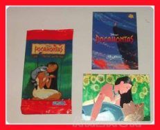 POCAHONTAS N 4 card metallizzata DISNEY made USA Skybox