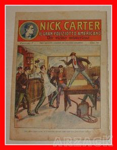 NICK CARTER 7 Nerbini 1923 IL GRAN POLIZIOTTO AMERICANO Racconto Completo
