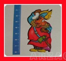 FORMAGGINO MIO DISNEY Vichinghi 12 BASETTONI COMANDANTE