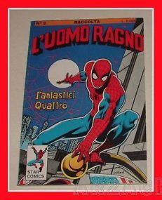 L'UOMO RAGNO RACCOLTA 2 Star Comics 1987 supplermento