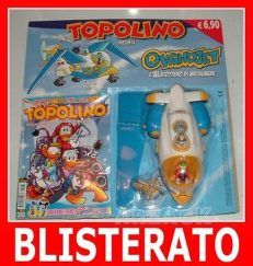 TOPOLINO presenta OWINDJET di ARCHIMEDE N 2835 BLISTERATO con GADGET 2010