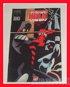 DEVIL e HULK 21 MARVEL 1995 caduta dal paradiso finale