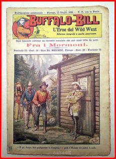 BUFFALO BILL 73 Fra i Mormoni NERBINI 1923 ORIGINALE