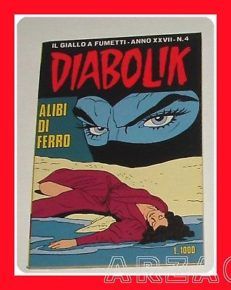 DIABOLIK anno XXVII N 4 alibi di ferro