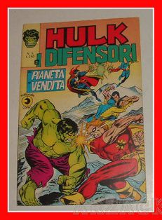 HULK e i DIFENSORI 5 CORNO 1975