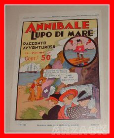 ANNIBALE LUPO DI MARE Ristampa Anastatica NERBINI