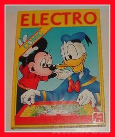 GIOCO DA TAVOLO VINTAGE DISNEY 1983 Electro Comic By JUMBO