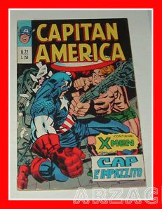 CAPITAN AMERICA 22 Corno 1974 Cap Impazzito