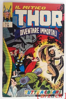 Il Mitico THOR 35 CORNO 1972 Originale Diventare immortali