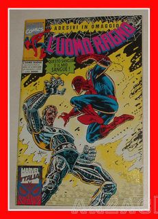 UOMO RAGNO N 145 Marvel 1994 con GADGET adesivi ancora spillati all'albo